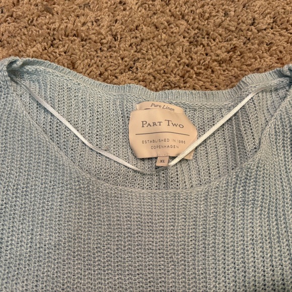 Part Two Linen Knit Sweater - Picture 2 of 2